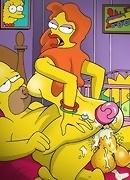 Simpsons fucking like rabbits in pools of hot cum